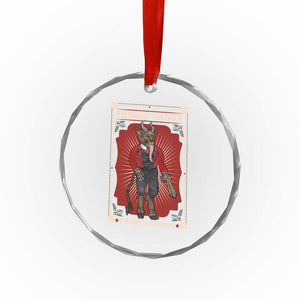 Funny Xmas Crystal Glass Ornament Forget Santa I Want Krampus TS09 Print Your Wear