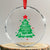 Funny Xmas Crystal Glass Ornament Have Yourself A Skibidi Little Rizzmas TS09 Transparent Glass 3'' Circle Print Your Wear