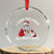 Funny Xmas Crystal Glass Ornament I Can Deliver All Night Long TS09 Transparent Glass 3'' Circle Print Your Wear