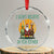 Funny Xmas Crystal Glass Ornament I Don't Believe In You Either Santa Reindeer Alien TS09 Transparent Glass 3'' Circle Print Your Wear