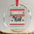 Funny Xmas Crystal Glass Ornament I Want A Hippopotamus For Xmas Moo Deng Ugly Gift TS10 Transparent Glass 3'' Circle Print Your Wear