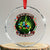Funny Xmas Crystal Glass Ornament Not The Gift You Wanted But The Gift You Deserve TS09 Transparent Glass 3'' Circle Print Your Wear