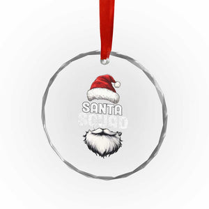 Funny Xmas Crystal Glass Ornament Santa Squad Team Family Crew TS11 Print Your Wear