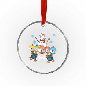 Funny Xmas Crystal Glass Ornament Snowman Nurse Xray Gingerbread TS09 Print Your Wear
