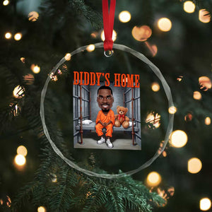 Funny Xmas Diddy Party Diddy Home Crystal Glass Ornament TS09 Print Your Wear