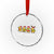 Funny Xmas Duck Crystal Glass Ornament Merry Quackmas Gift TS12 Transparent Glass 3'' Circle Print Your Wear