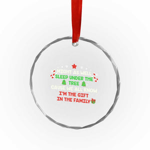 Funny Xmas Family Crystal Glass Ornament Kids Teens Christmas Pajamas Boys Girls Xmas Pajamas Gift TS10 Print Your Wear