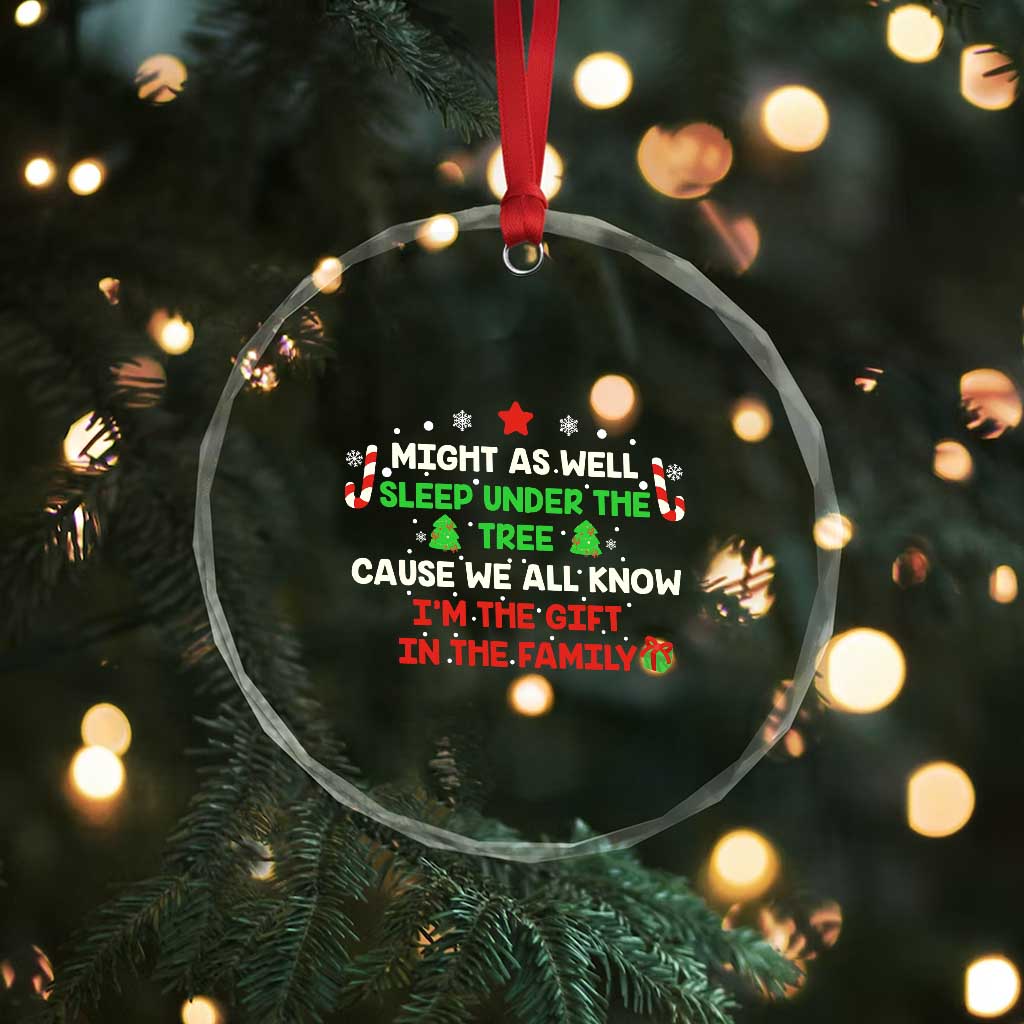 Funny Xmas Family Crystal Glass Ornament Kids Teens Christmas Pajamas Boys Girls Xmas Pajamas Gift TS10 Print Your Wear