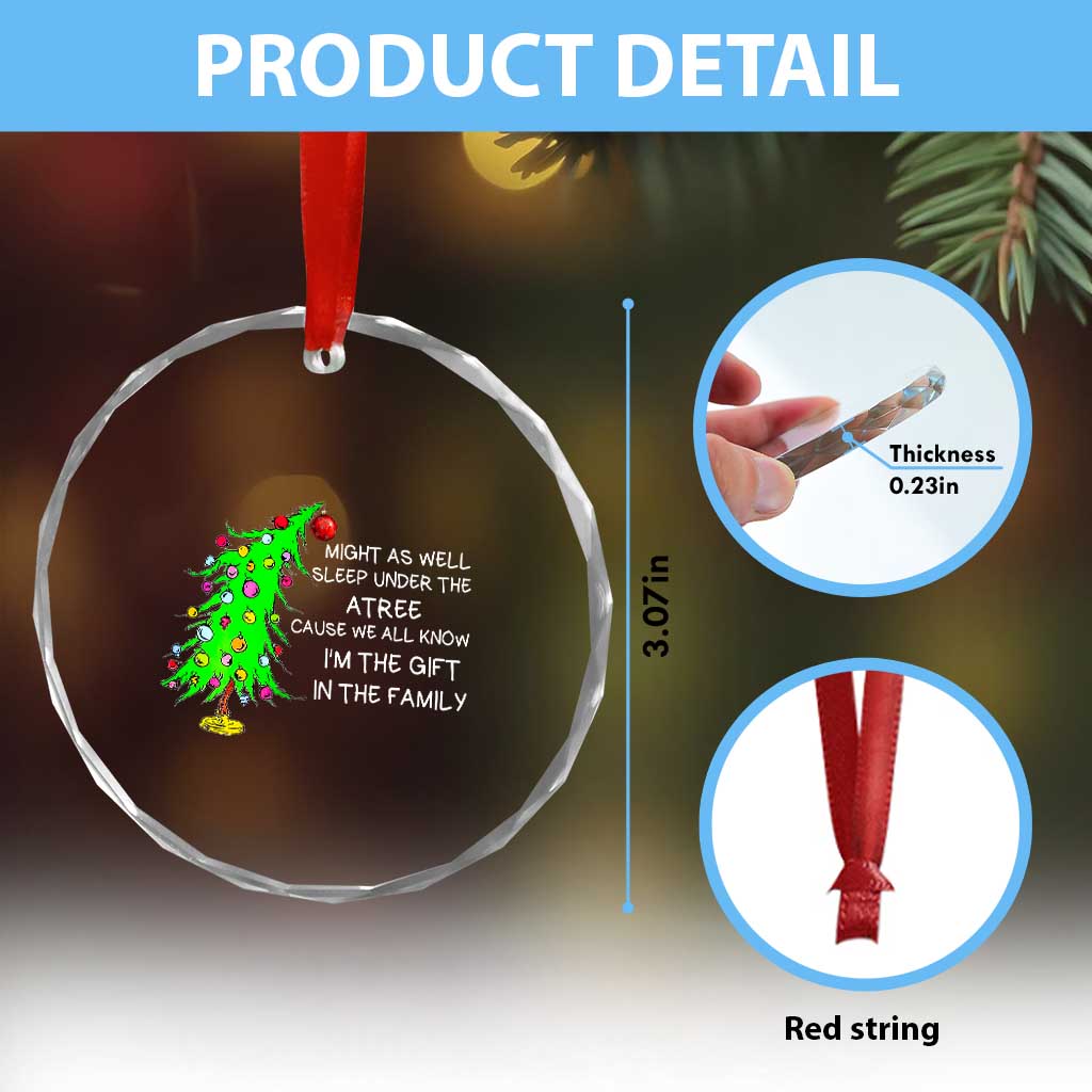 Funny Xmas Family Crystal Glass Ornament Kids Teens Christmas Pajamas Girls Boys Xmas Pajamas Gift TS10 Print Your Wear