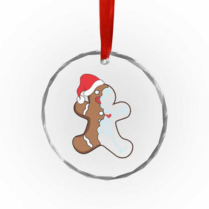 Funny Xmas Gingerbread Skeleton X-Ray Tech Nurse Crystal Glass Ornament TS09 Print Your Wear