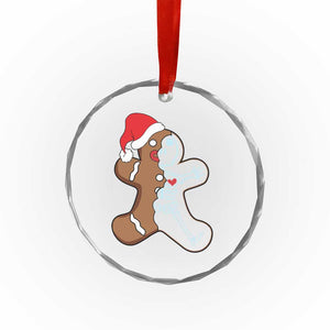Funny Xmas Gingerbread Skeleton X-Ray Tech Nurse Crystal Glass Ornament TS09 Print Your Wear