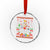 Funny Xmas Healthcare Worker Crystal Glass Ornament Nurses And Doctors Pine Tree TS12 Transparent Glass 3'' Circle Print Your Wear