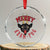 Funny Xmas Krampus Pug Dog Crystal Glass Ornament Merry Krampug Cute Pug Satan TS09 Transparent Glass 3'' Circle Print Your Wear