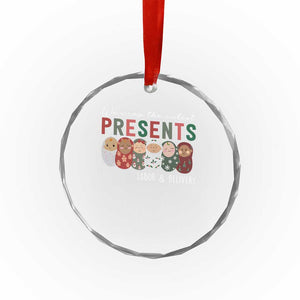 Funny Xmas Labor And Delivery Nurse Crystal Glass Ornament We Wrap The Cutest Presents L&D Nurse TS11 Print Your Wear