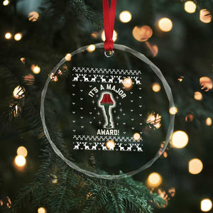 Funny Xmas Movie Crystal Glass Ornament It's A Major Award Leg Lamp Ugly Gift TS10 Print Your Wear