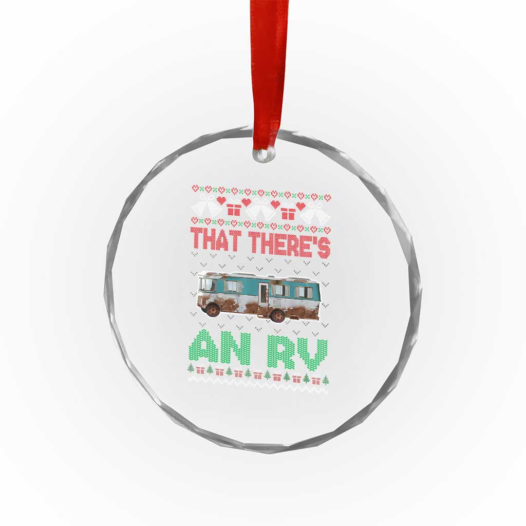 Funny Xmas Movie Crystal Glass Ornament That There's An RV Camping Motorhome Bell TS11 Print Your Wear
