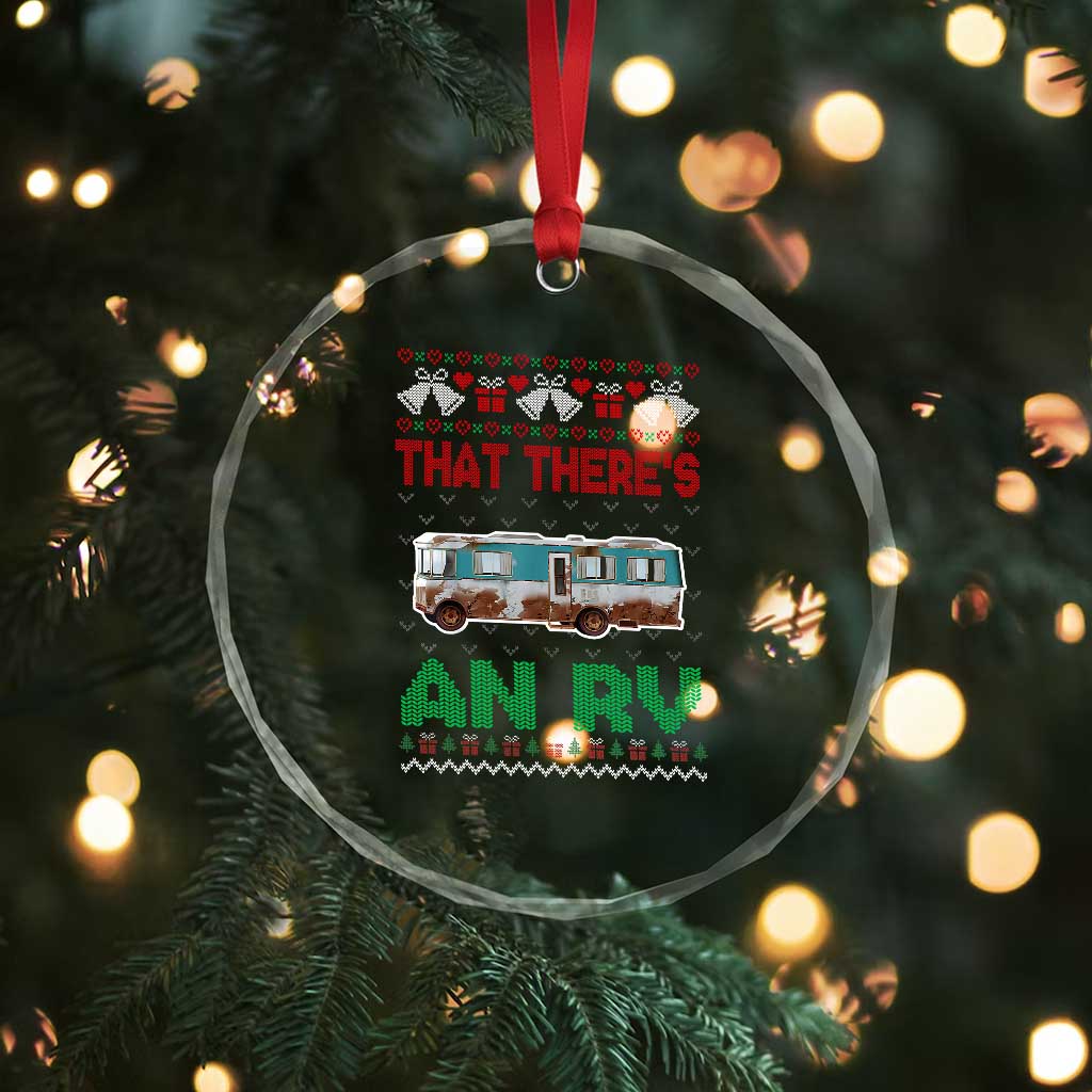 Funny Xmas Movie Crystal Glass Ornament That There's An RV Camping Motorhome Bell TS11 Print Your Wear
