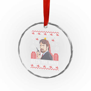 Funny Xmas Nakatomi Plaza Crystal Glass Ornament Deck The Hans TS11 Print Your Wear