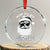 Funny Xmas Santa Crystal Glass Ornament Merry Rizzmas Sigmas Charisma Rizz Santa Claus TS11 Transparent Glass 3'' Circle Print Your Wear
