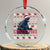 Funny Xmas Santa Godzilla Crystal Glass Ornament A Very Godzilla Xmas Japanese Monster TS11 Print Your Wear