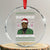 Funny Xmas Sarcastic Diddy Crystal Glass Ornament You Better Watch Out The Diddler Coming To Town TS02 Transparent Glass 3'' Circle Print Your Wear