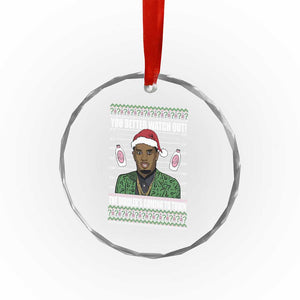 Funny Xmas Sarcastic Diddy Crystal Glass Ornament You Better Watch Out The Diddler Coming To Town TS02 Print Your Wear