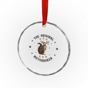 Funny Xmas Squirrel Crystal Glass Ornament The Original Nutcracker Snowflake Santa Hat TS11 Print Your Wear