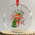 Funny Xmas Tree Octopus Tis The Season Crystal Glass Ornament TS09 Transparent Glass 3'' Circle Print Your Wear