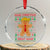 Funny Xmas Trump Crystal Glass Ornament Gingerbread Trump Make Christmas Great Again TS09 Transparent Glass 3'' Circle Print Your Wear