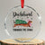 Funny Xmas Wiener Dog Crystal Glass Ornament Dachshund Through The Snow Xmas Tree TS11 Transparent Glass 3'' Circle Print Your Wear