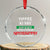 Funny Yippee Ki Yay Merry Xmas Crystal Glass Ornament Xmas Nakatomi Plaza TS11 Transparent Glass 3'' Circle Print Your Wear