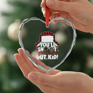 Funny You Will Shoot Your Eye Out Kid Heart Crystal Glass Ornament Christmas Movie Glasses Hat TS11 Print Your Wear