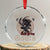 Funny Yule Xmas Crystal Glass Ornament Dear Santa Just Bring Goats Krampus TS11 Transparent Glass 3'' Circle Print Your Wear
