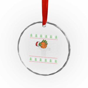Funny Zombie Hand Basketball Xmas Gift Crystal Glass Ornament TS12 Print Your Wear