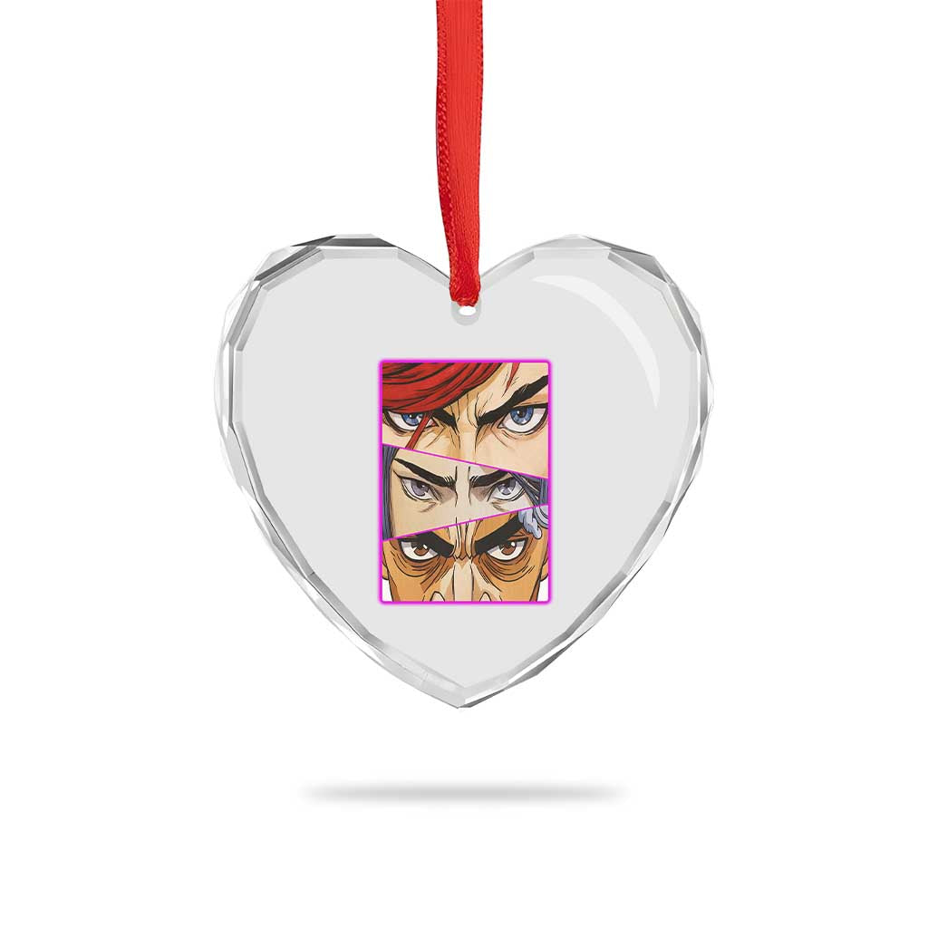 Futuristic Legends Anime Eyes Heart Crystal Glass Ornament Gift For League Gamer Fans TS12 Print Your Wear