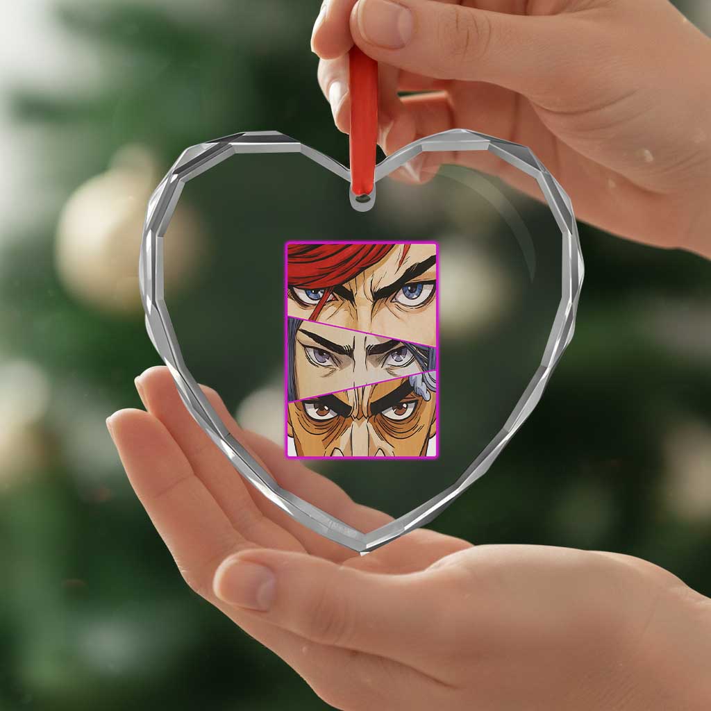 Futuristic Legends Anime Eyes Heart Crystal Glass Ornament Gift For League Gamer Fans TS12 Print Your Wear