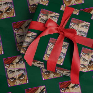 Futuristic Legends Anime Eyes Wrapping Paper Roll Gift For League Gamer Fans TS12 Green Print Your Wear