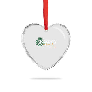 Galway Ireland Heart Crystal Glass Ornament Irish City Souvenir St Patricks Day Celtic Shamrock TS11 Print Your Wear
