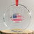 Game Day Football Crystal Glass Ornament Funny Sunday Retro Patriotic American Flag - Print Your Wear