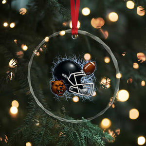 Game Day Sports Fan Gift Crystal Glass Ornament Lightning Bear Helmet TS12 Print Your Wear