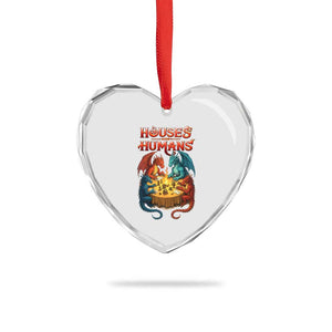 Gaming Houses and Humans Heart Crystal Glass Ornament Funny Rpg Parody Gamer TS11 Print Your Wear
