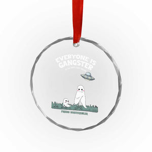 Gangster Til The Pants Start Walkin Nightcrawler Crystal Glass Ornament Funny Cryptid Hunter TS12 Print Your Wear