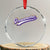 Geauxmaha Vintage Throwback Design Crystal Glass Ornament Gold Baseball Fan - Print Your Wear