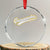 Geauxmaha Vintage Throwback Design Crystal Glass Ornament Purple and Gold Baseball Fan - Print Your Wear
