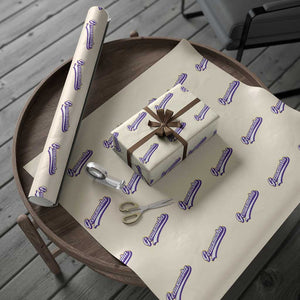 Geauxmaha Vintage Throwback Design Wrapping Paper Roll Gold Baseball Fan TS02 Beige Print Your Wear
