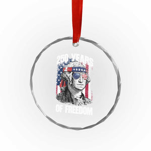 George Washington Founding Father Crystal Glass Ornament 250 Years Of Freedom TS12 Print Your Wear