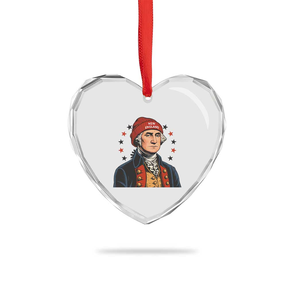 George Washington NE Football Fan Heart Crystal Glass Ornament Vintage Colonial Gift TS12 Print Your Wear