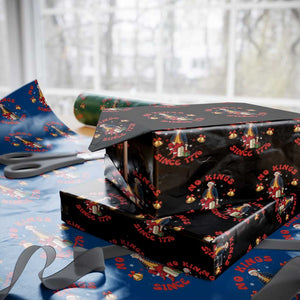George Washington No Kings Since 1776 Wrapping Paper Roll Xmas Gift Idea TS12 Black Print Your Wear