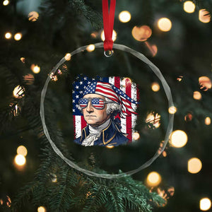 George Washington Patriotic Crystal Glass Ornament USA 250th Anniversary TS12 Print Your Wear