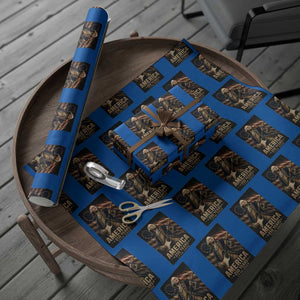 George Washington Playing Guitar USA 250th Anniversary Vintage 4th of July Wrapping Paper Roll